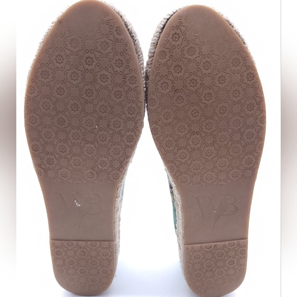 Wisdom Bird Tropical Luxury Amazonia Green Bird Print Espadrille Shoes Size 36 - Picture 8 of 11